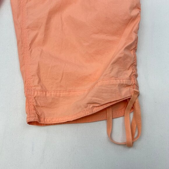 Chico’s Women’s Cropped Pants Orange Sherbet Size XXL Pockets - Picture 5 of 9